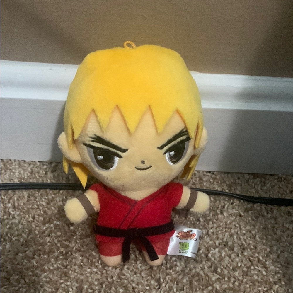 Street Fighter Ken Keychain Plush
